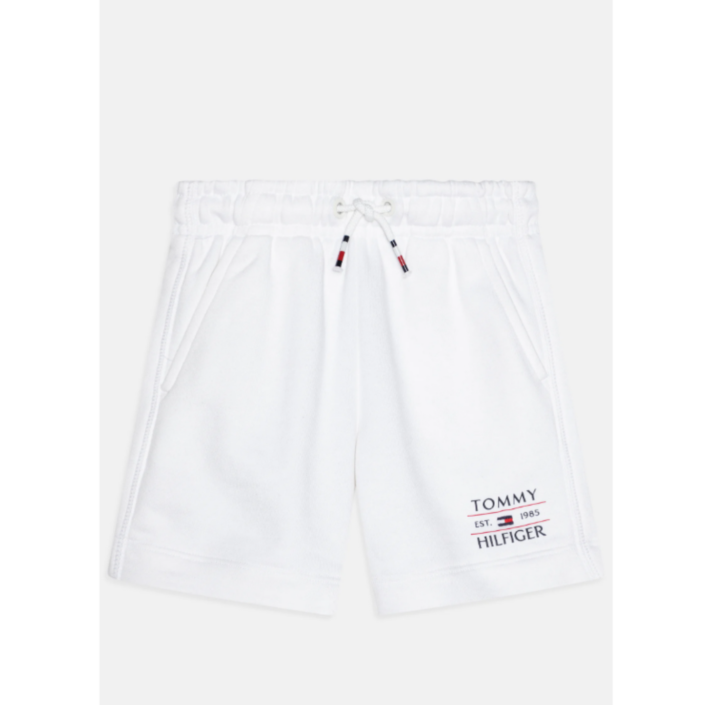 Tommy Hilfiger - White Logo Cotton Short