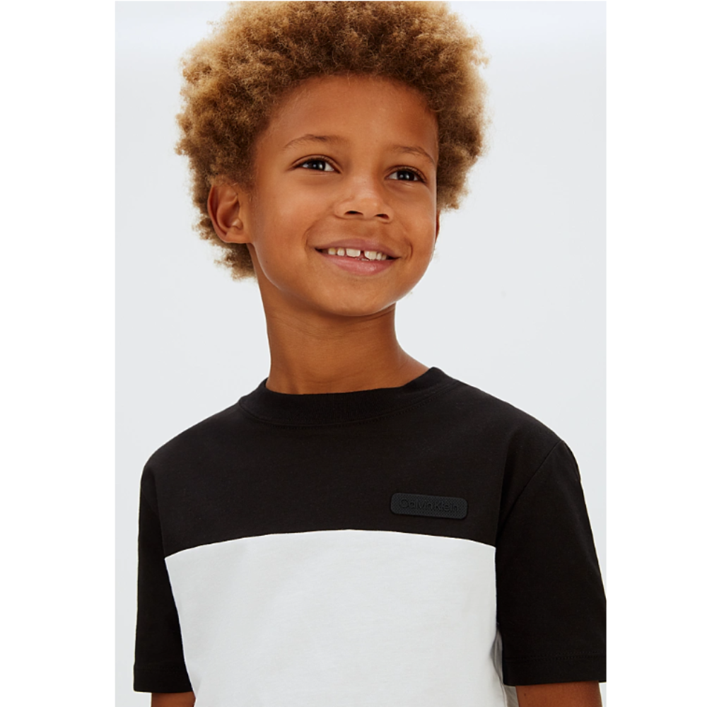 Calvin Klein - Colourblock Black & White Top
