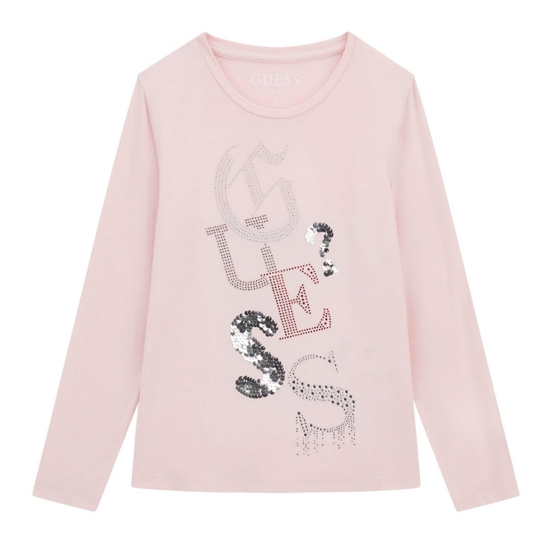 Guess - Pink Metallic Colours Top
