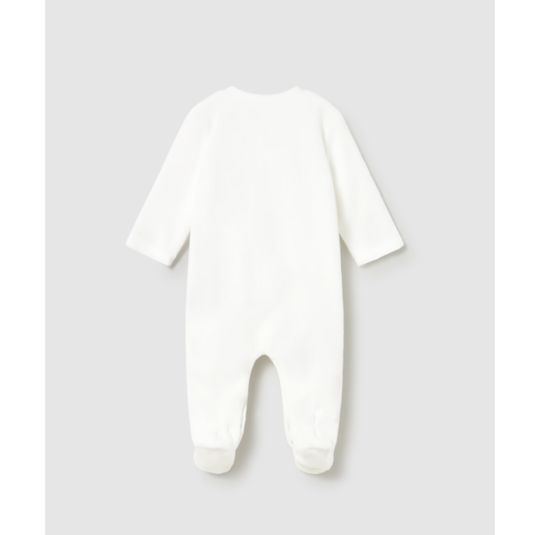 Mayoral - Newborn Beige Romper with Feet