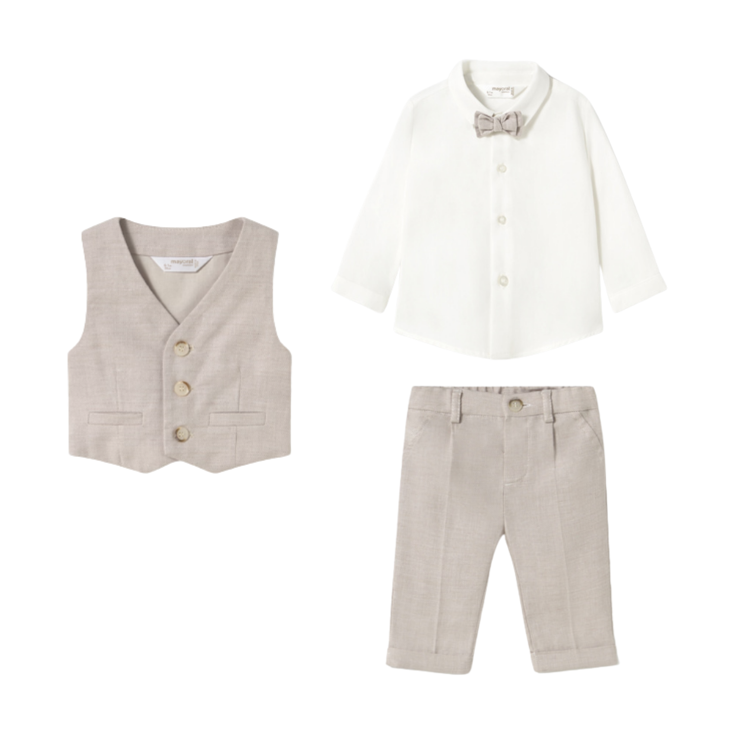 Mayoral - Baby Boys Beige Set