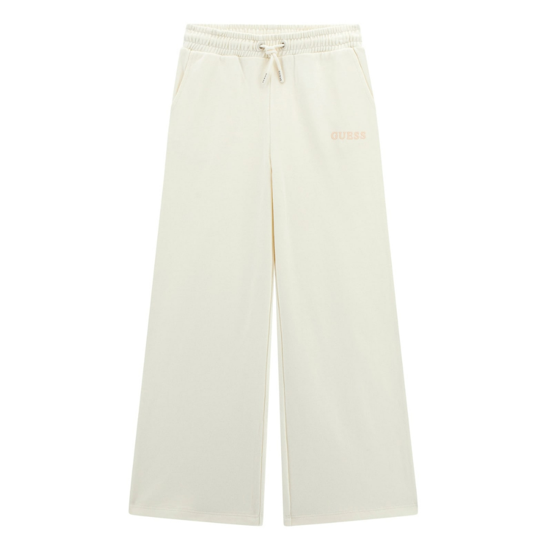 Guess - Light Beige Cotton Girls Trackpant
