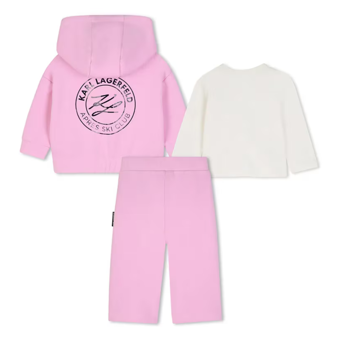 KARL LAGERFELD - Girls Pink KARL Tracksuit