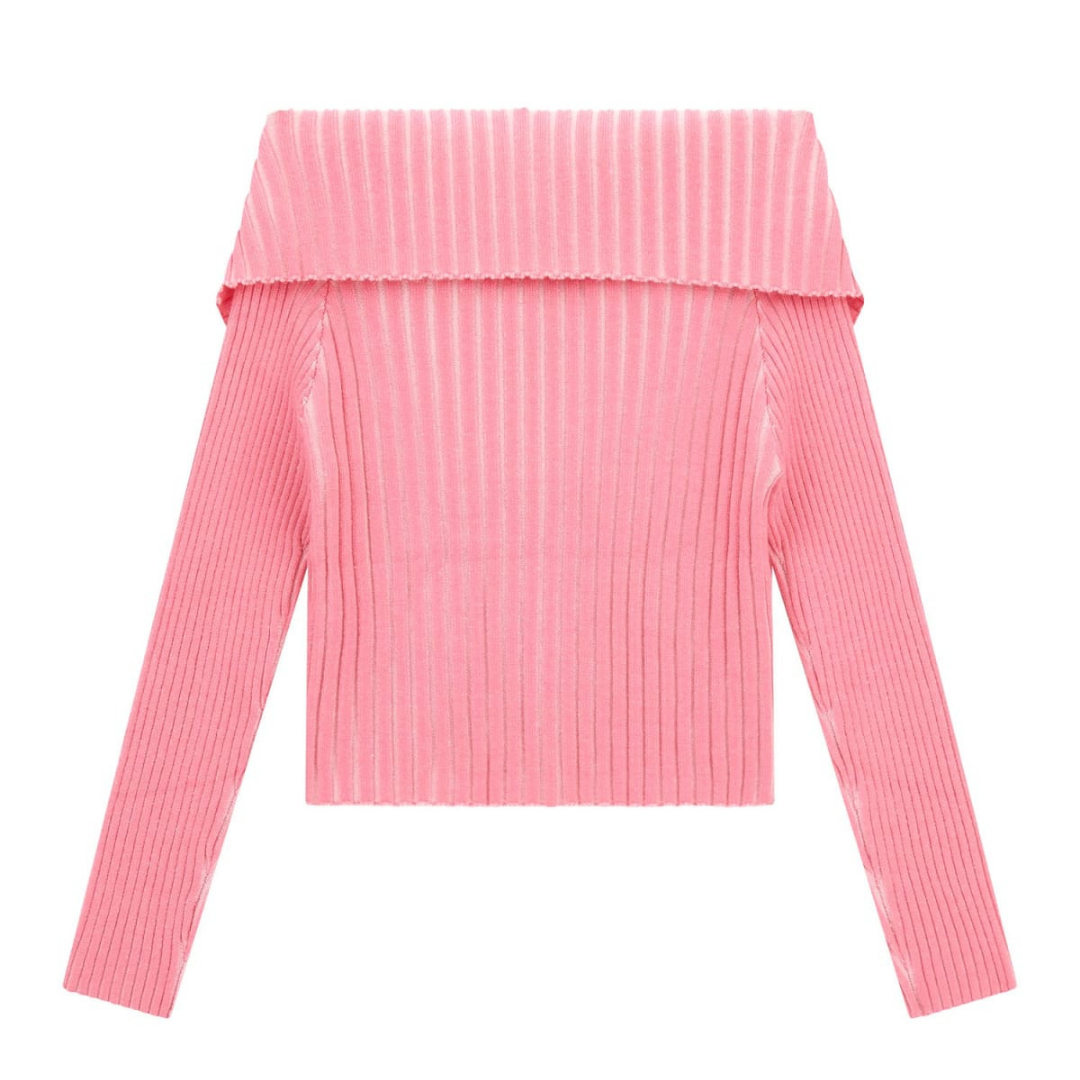 Guess - Pink Free Shoulders Blouse