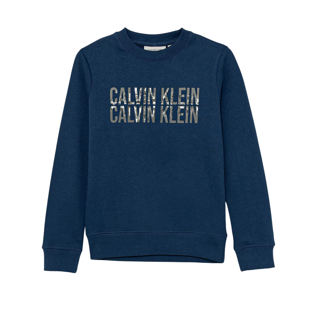 Calvin Klein - Sea Coloured Cotton Sweatshirt