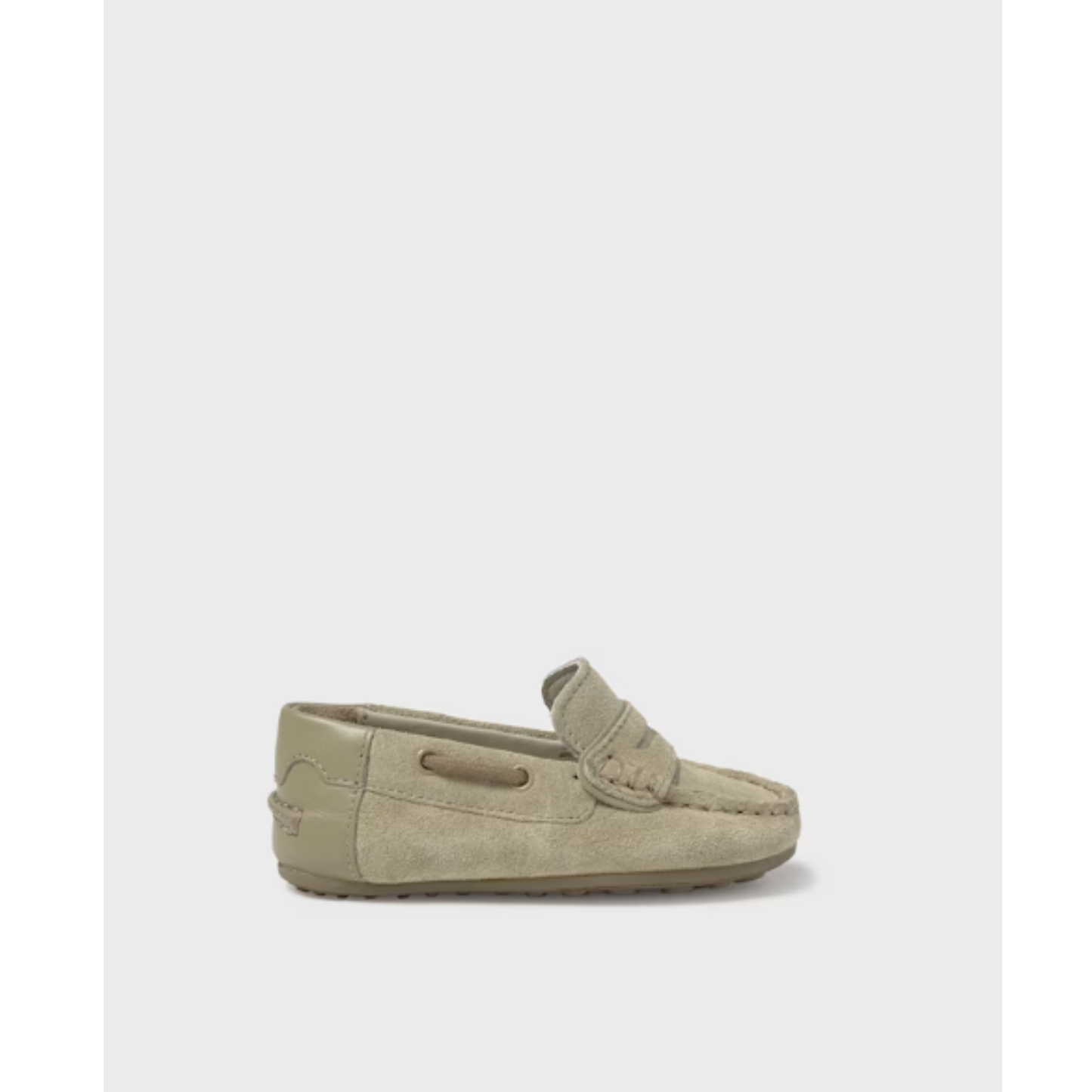 Mayoral - Beige Suede Moccasins