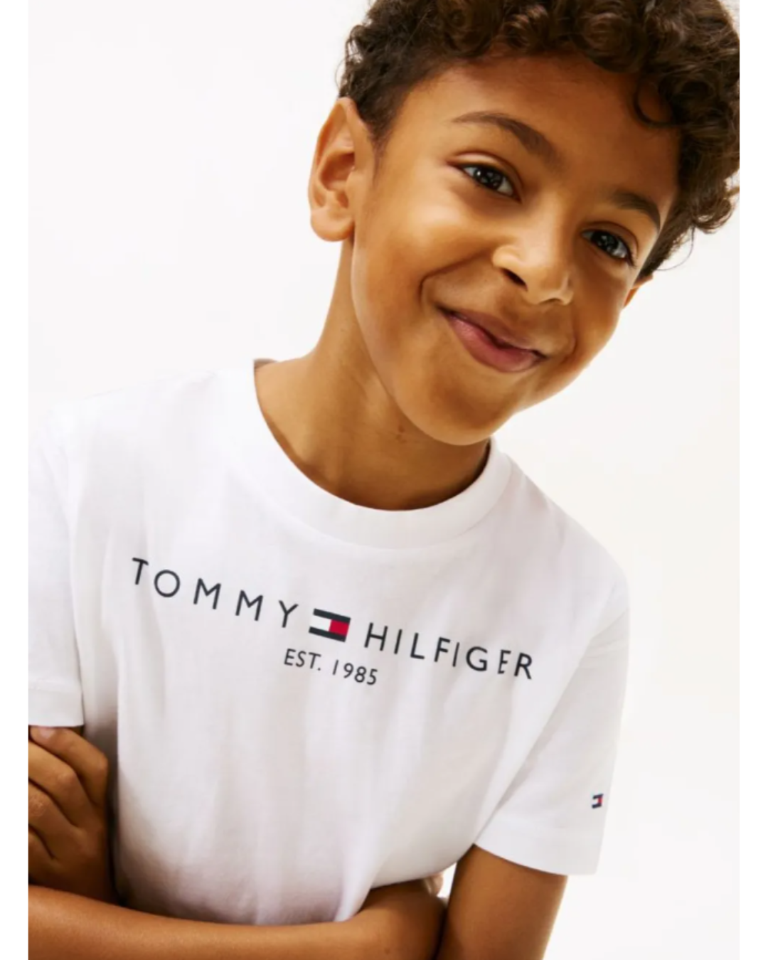 Tommy Hilfiger - White Unisex Essential Top