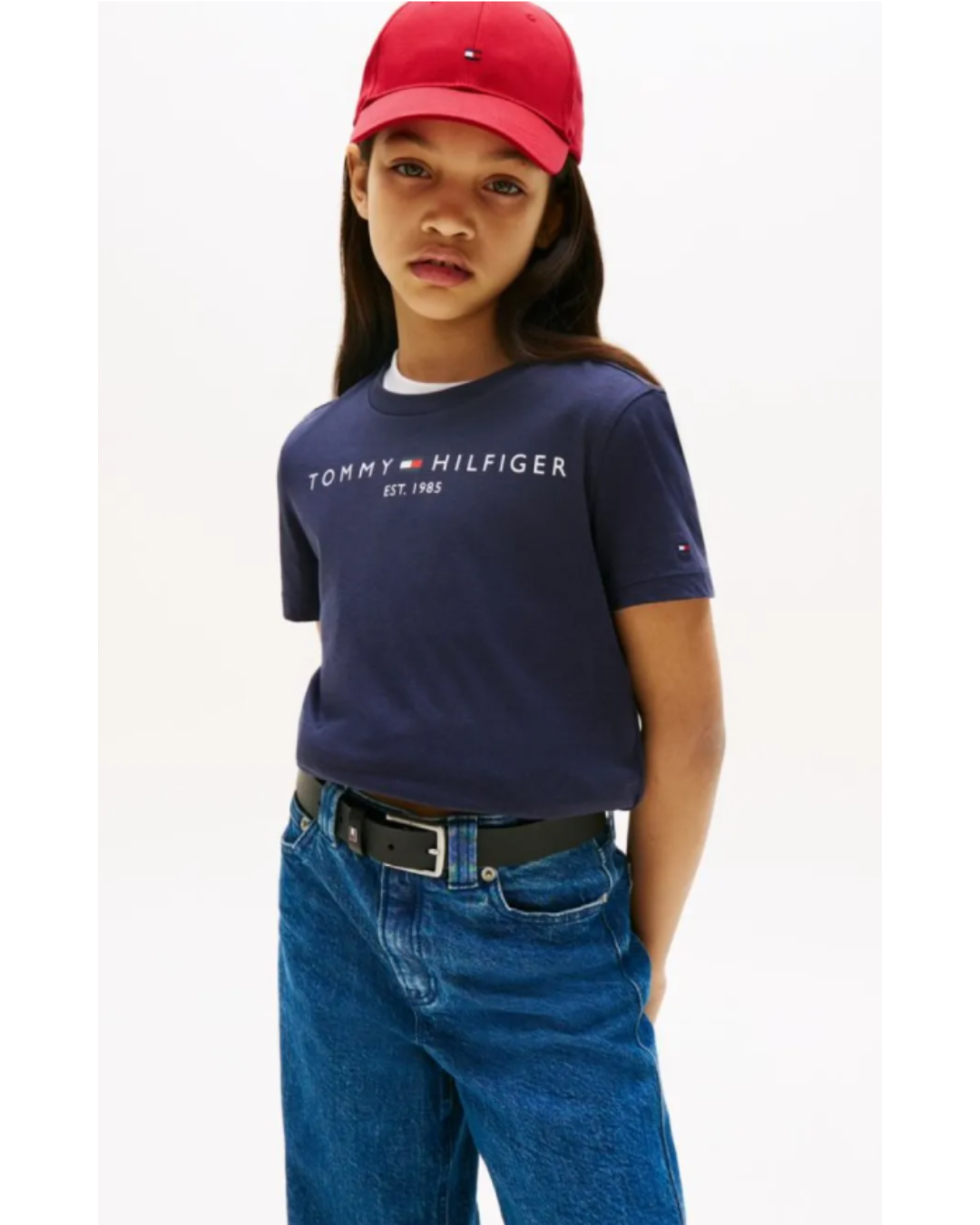 Tommy Hilfiger - Navy Blue Unisex Essential Top