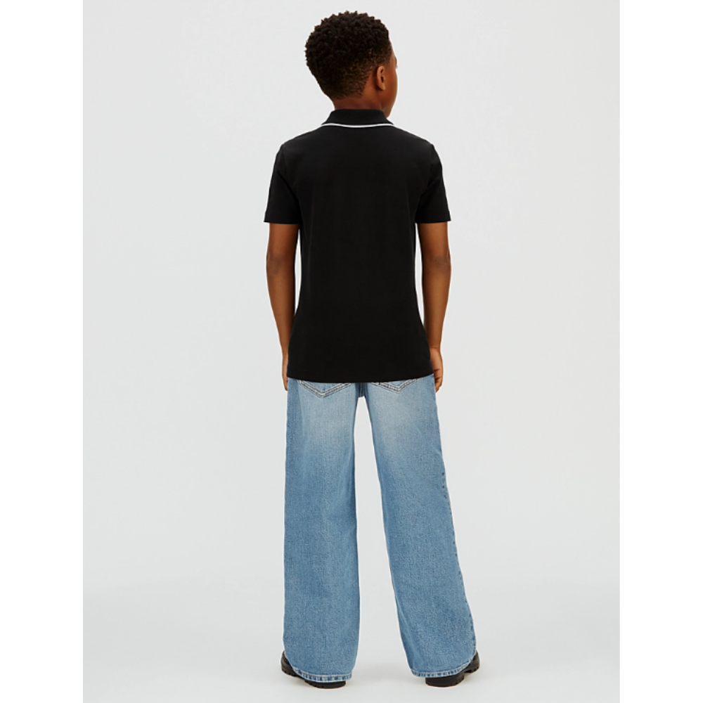 Calvin Klein - Black Polo Summer Blouse