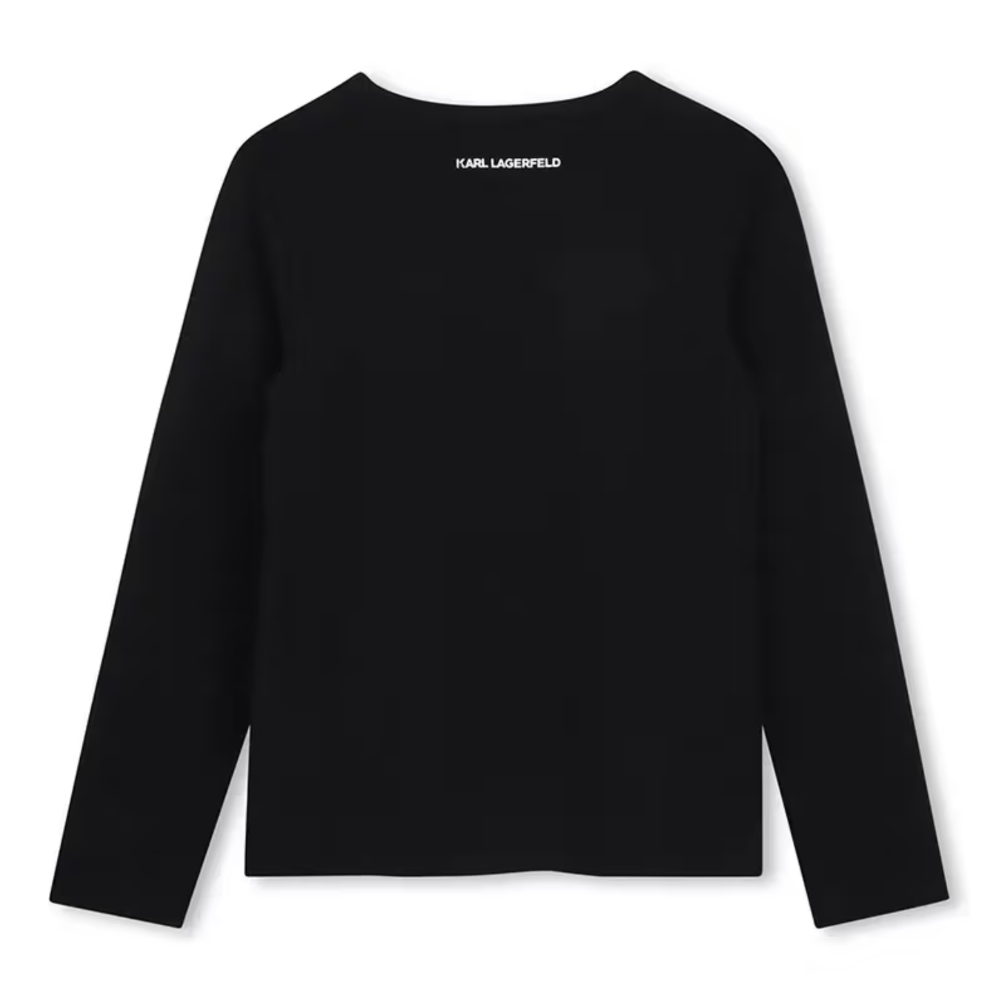 KARL LAGERFELD - Black KARL Cotton Top