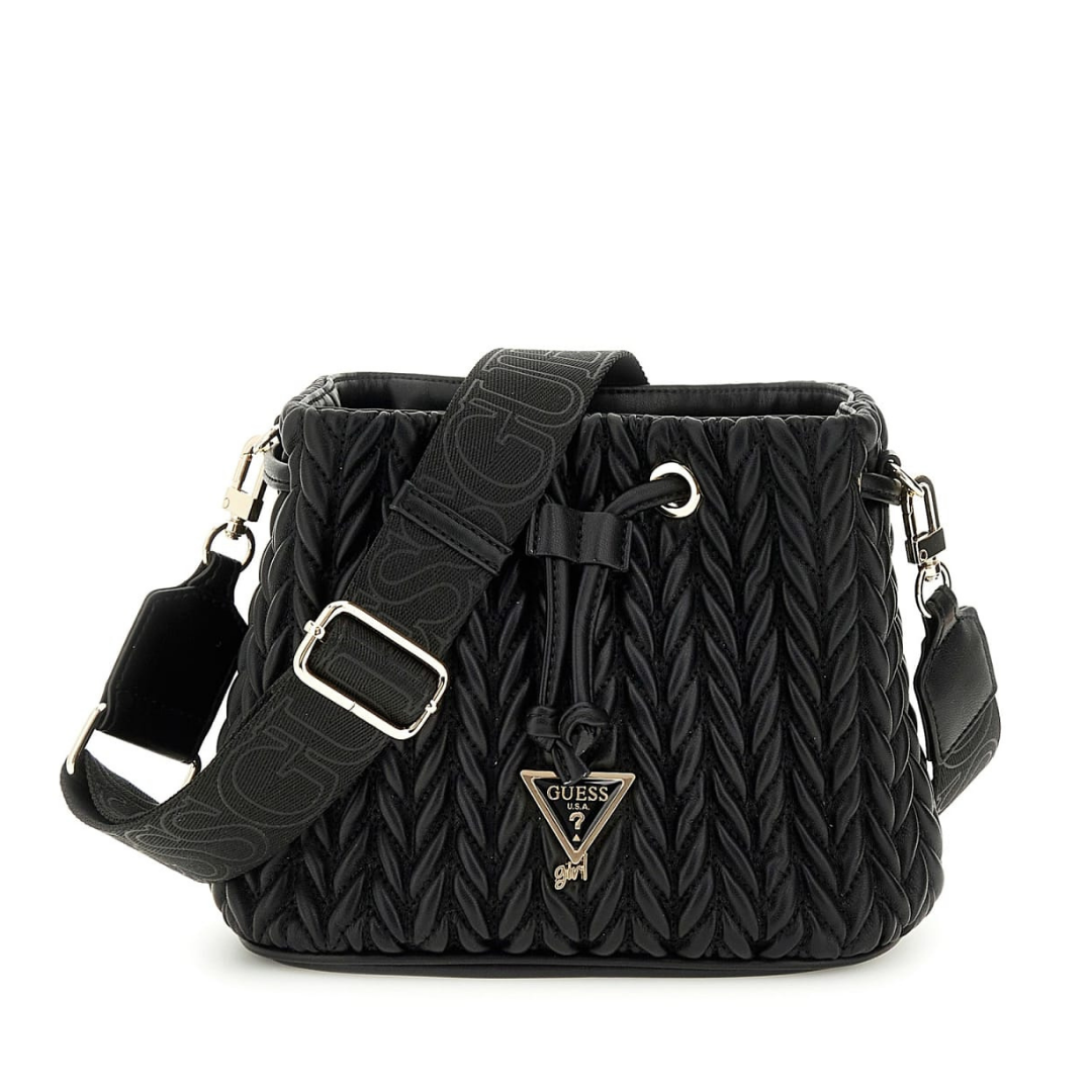 Guess - Black Stylish Leather Bag