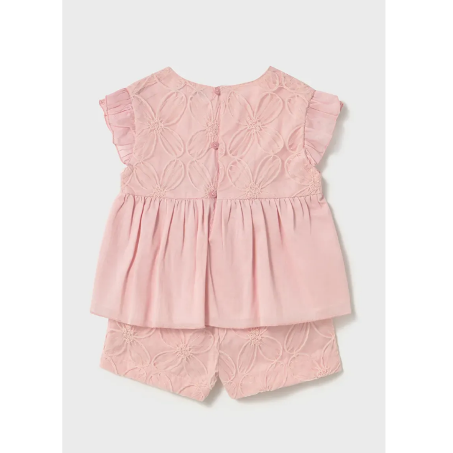 Mayoral - Embroidered Tulle Set for Baby