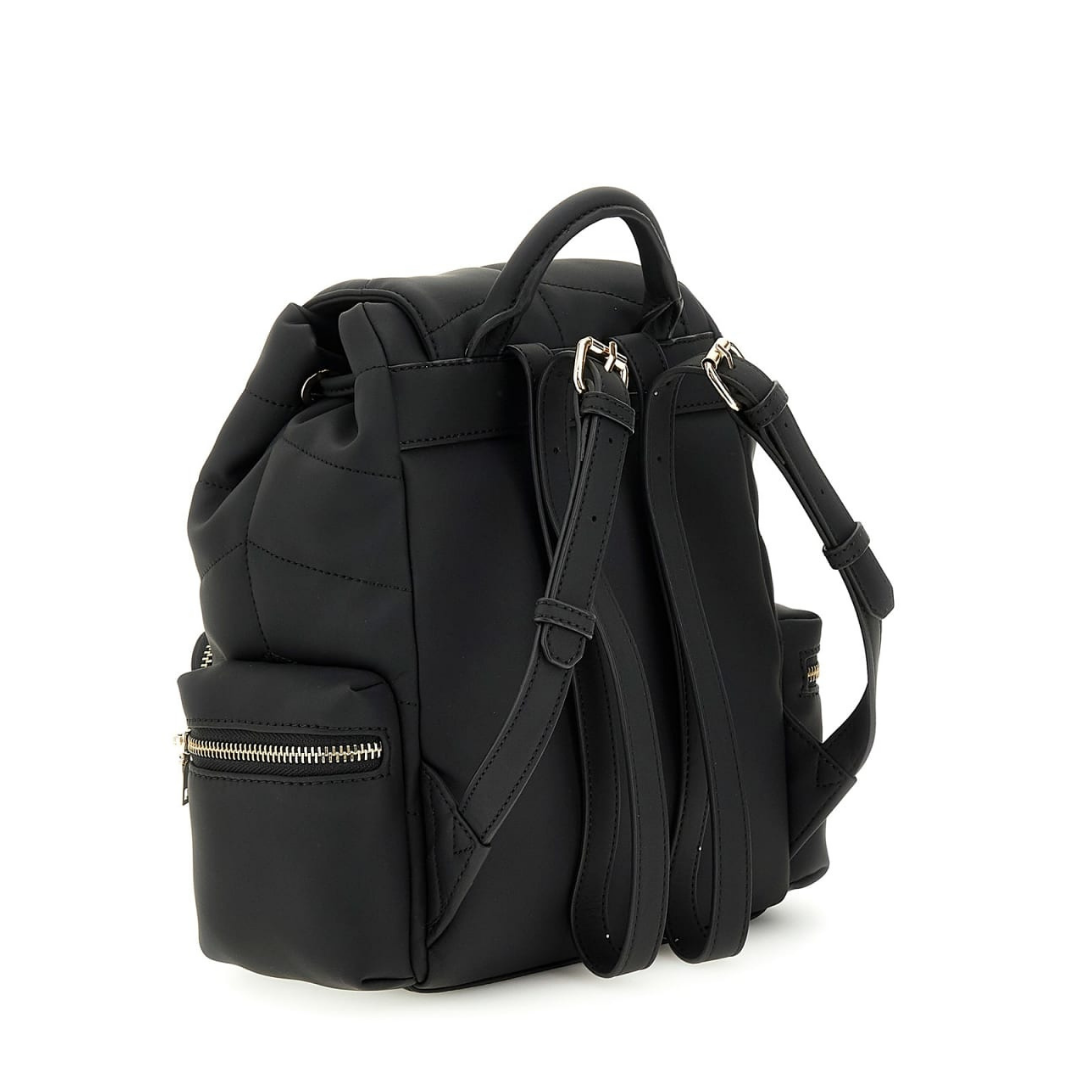 Guess - Black Leather Backpack