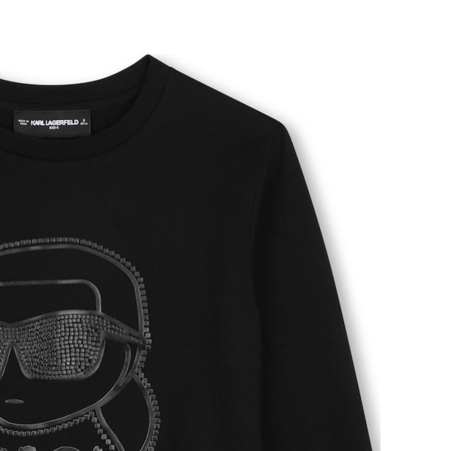 KARL LAGERFELD - Black Boys Cotton Top
