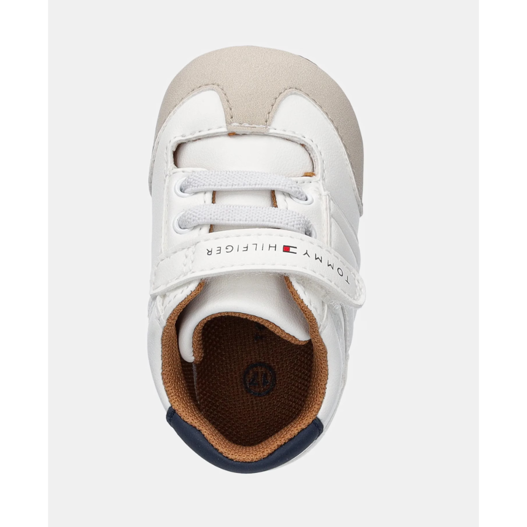 Tommy Hilfiger - White Low Cut Velcro Soft Shoes