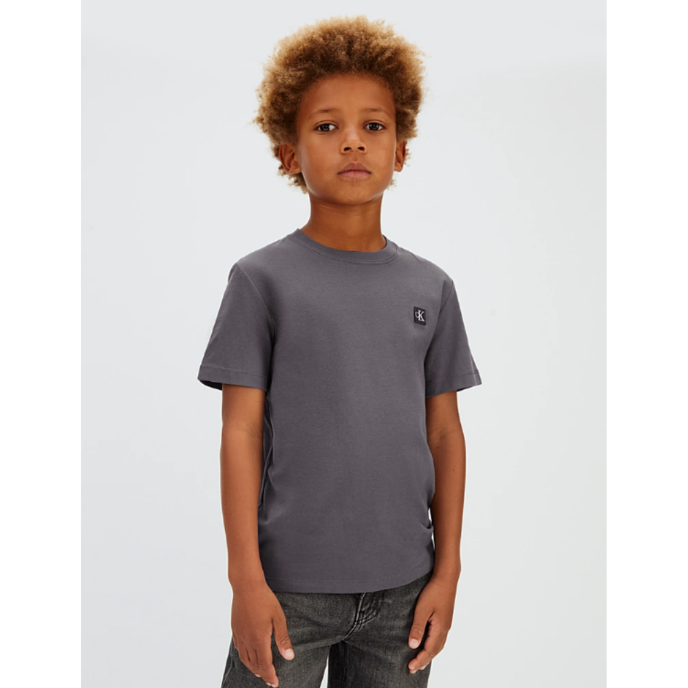 Calvin Klein - Grey Unisex Small Logo Top