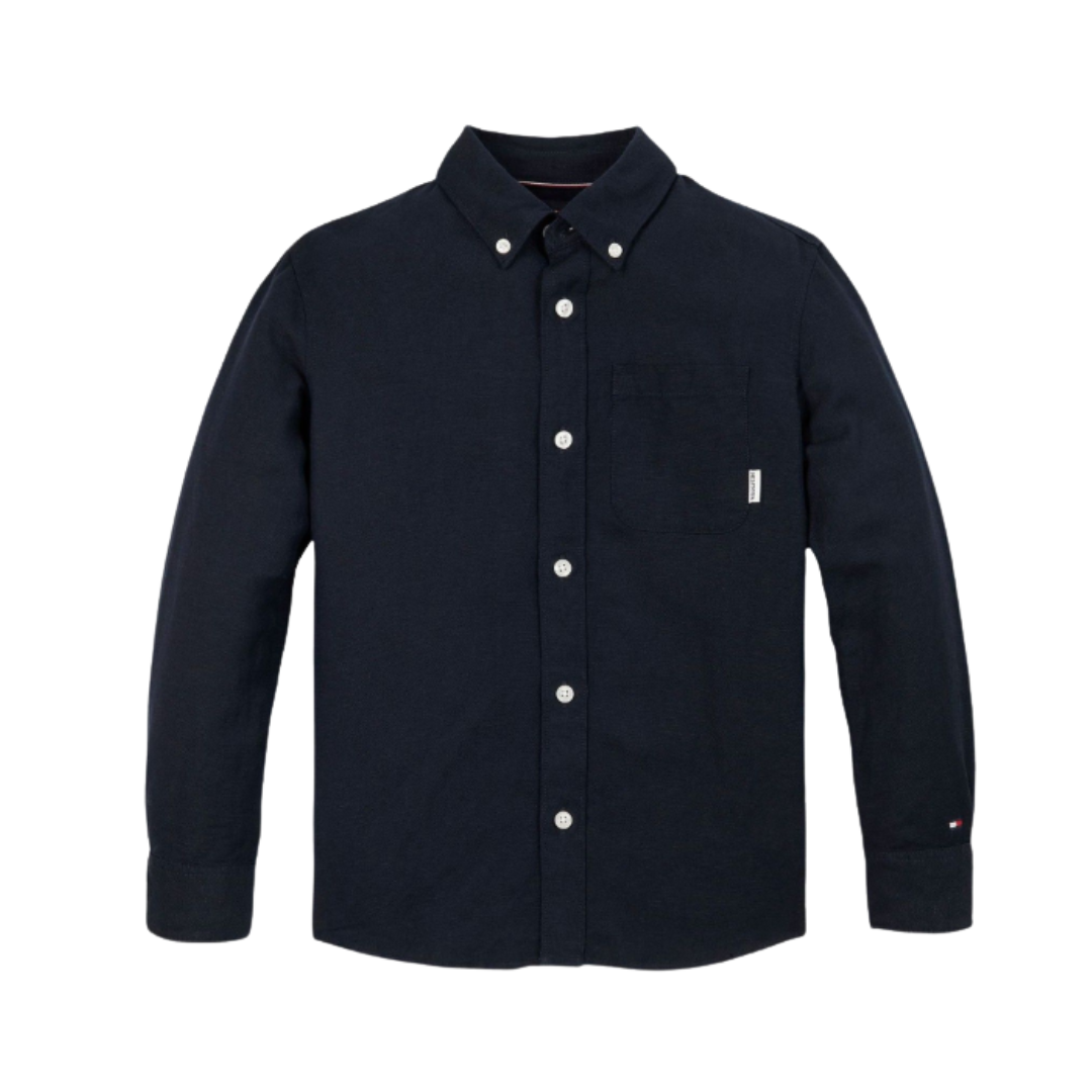Tommy Hilfiger - Linen Blue Navy Shirt