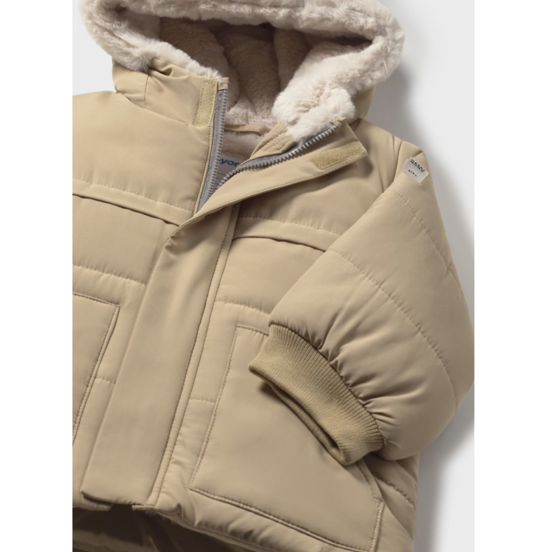 Mayoral - Beige Baby Boys Coat