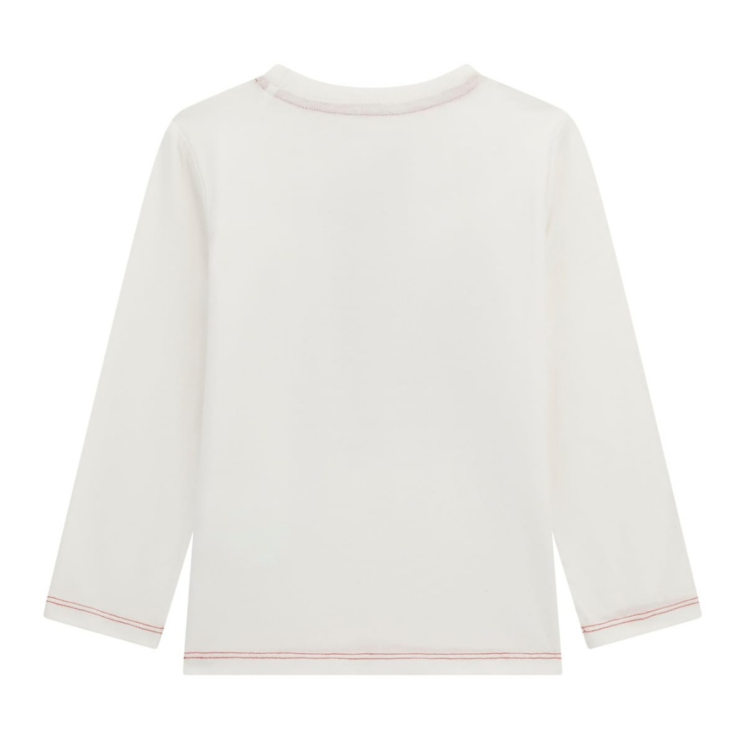 Guess - White 3D Logo Boys Top