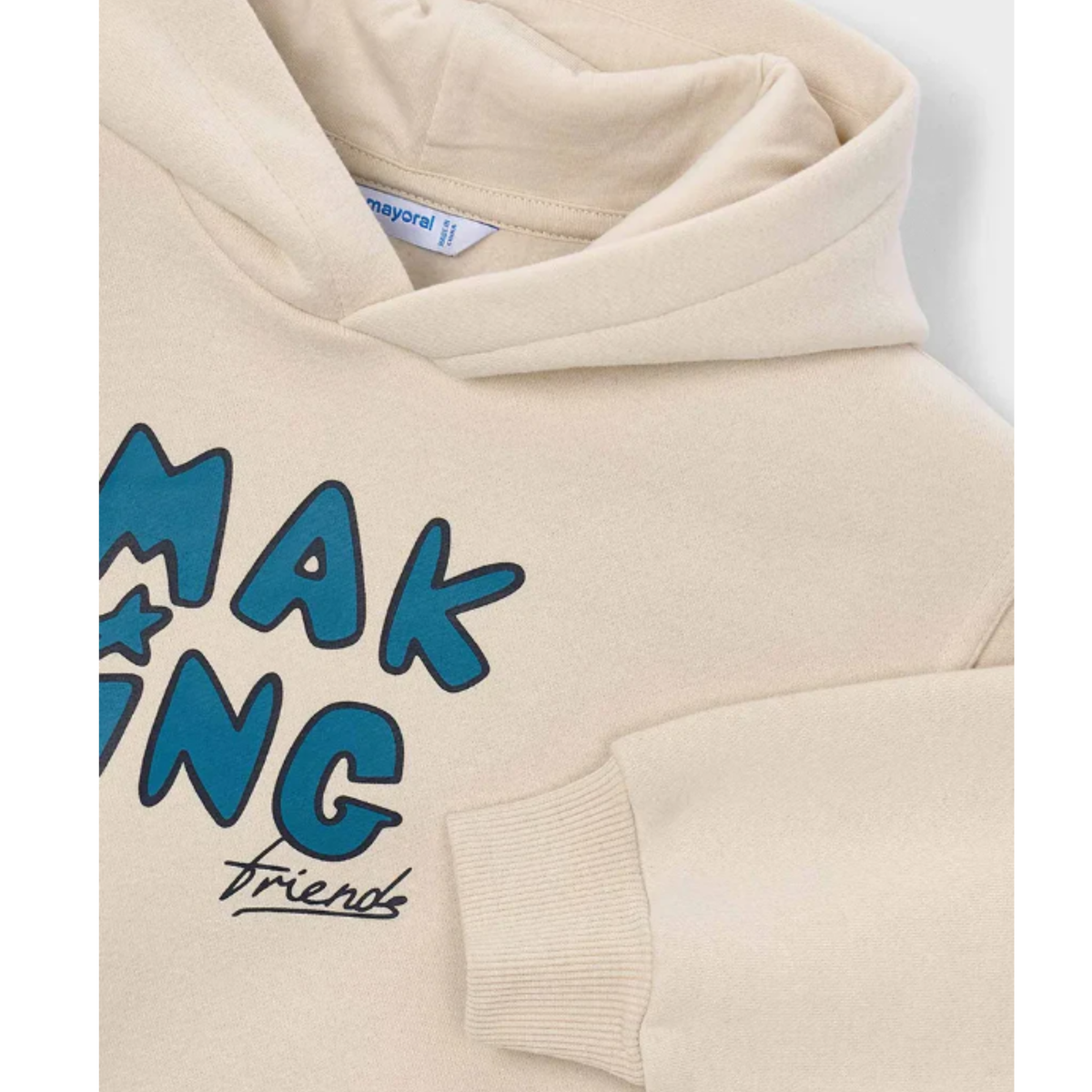 Mayoral - Oversized Hoodie Ivory Set
