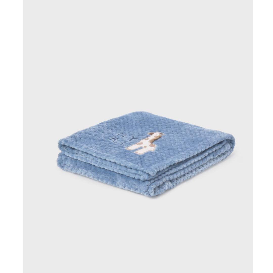 Mayoral - Baby Fur Blue Blanket