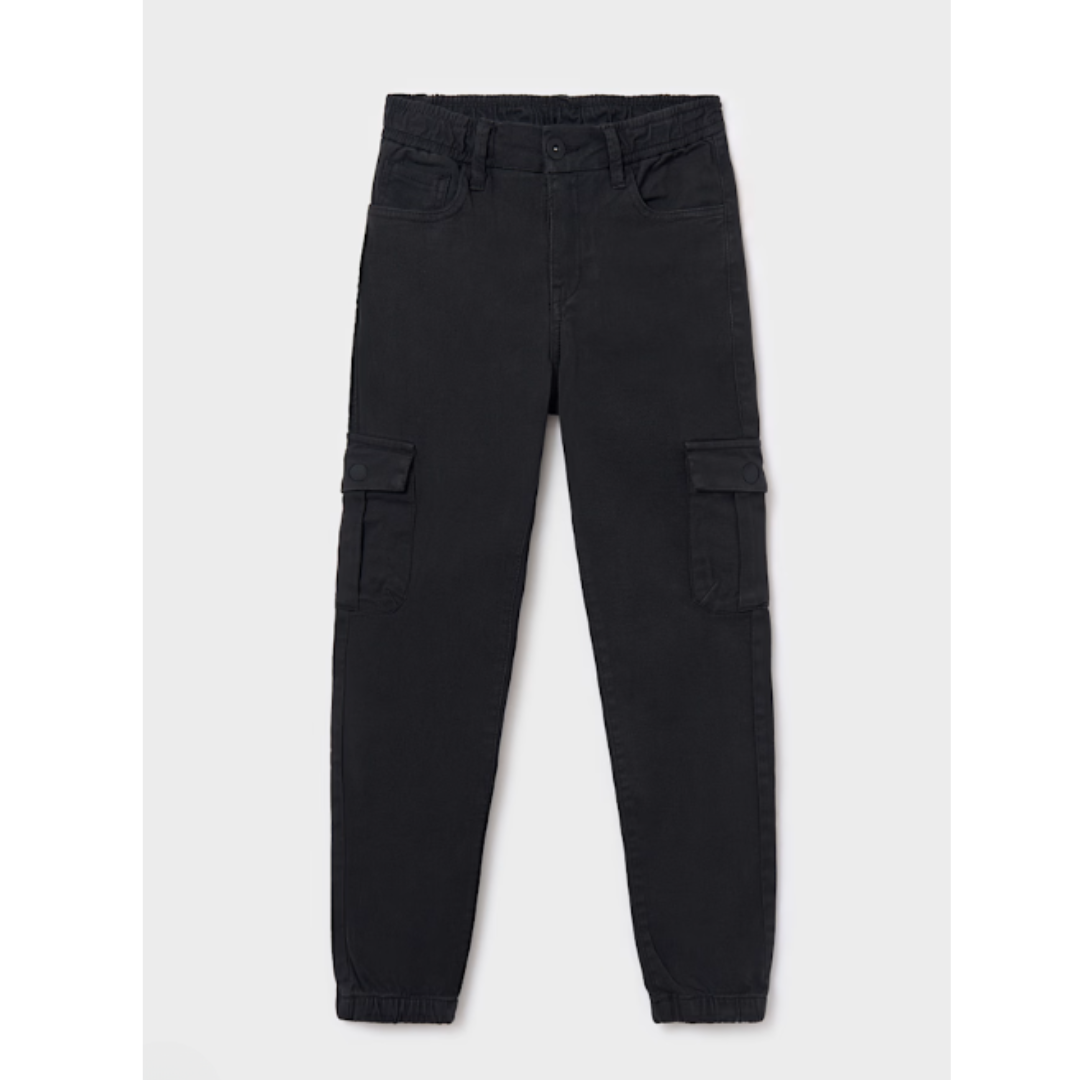 Mayoral - Black Cargo Trouser