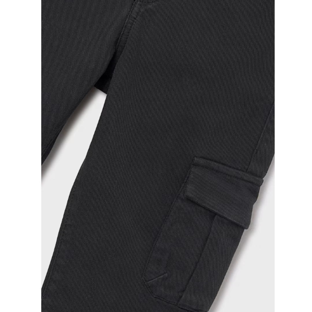 Mayoral - Black Cargo Trouser
