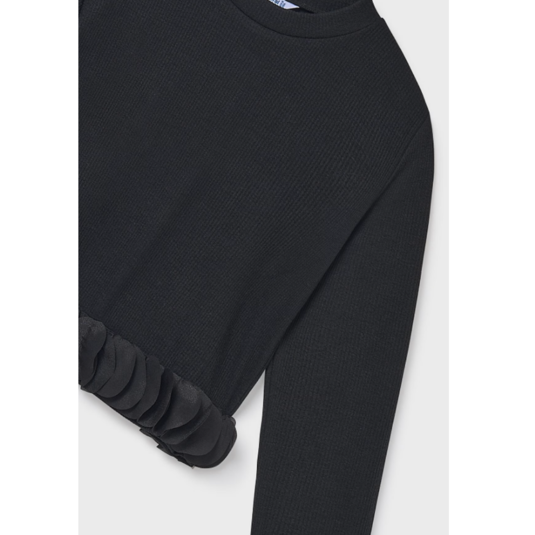 Mayoral - Girls Ruffle Hemmed T-Shirt