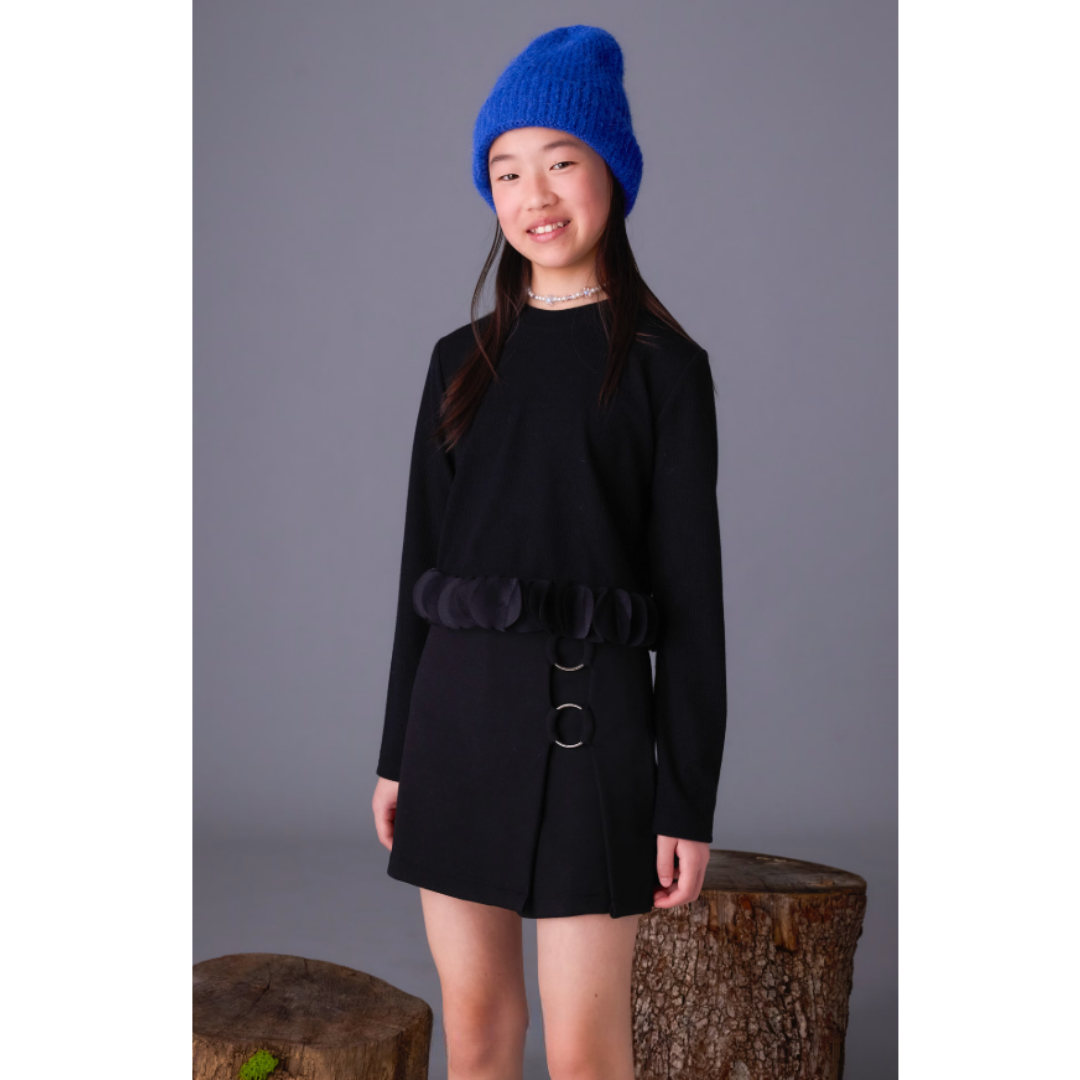Mayoral - Girls Ruffle Hemmed T-Shirt