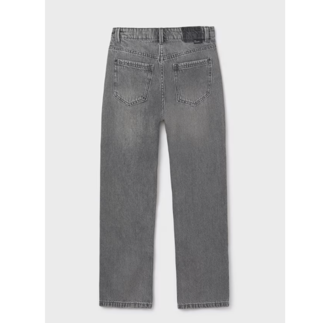 Mayoral - Girls Grey Dad Jeans