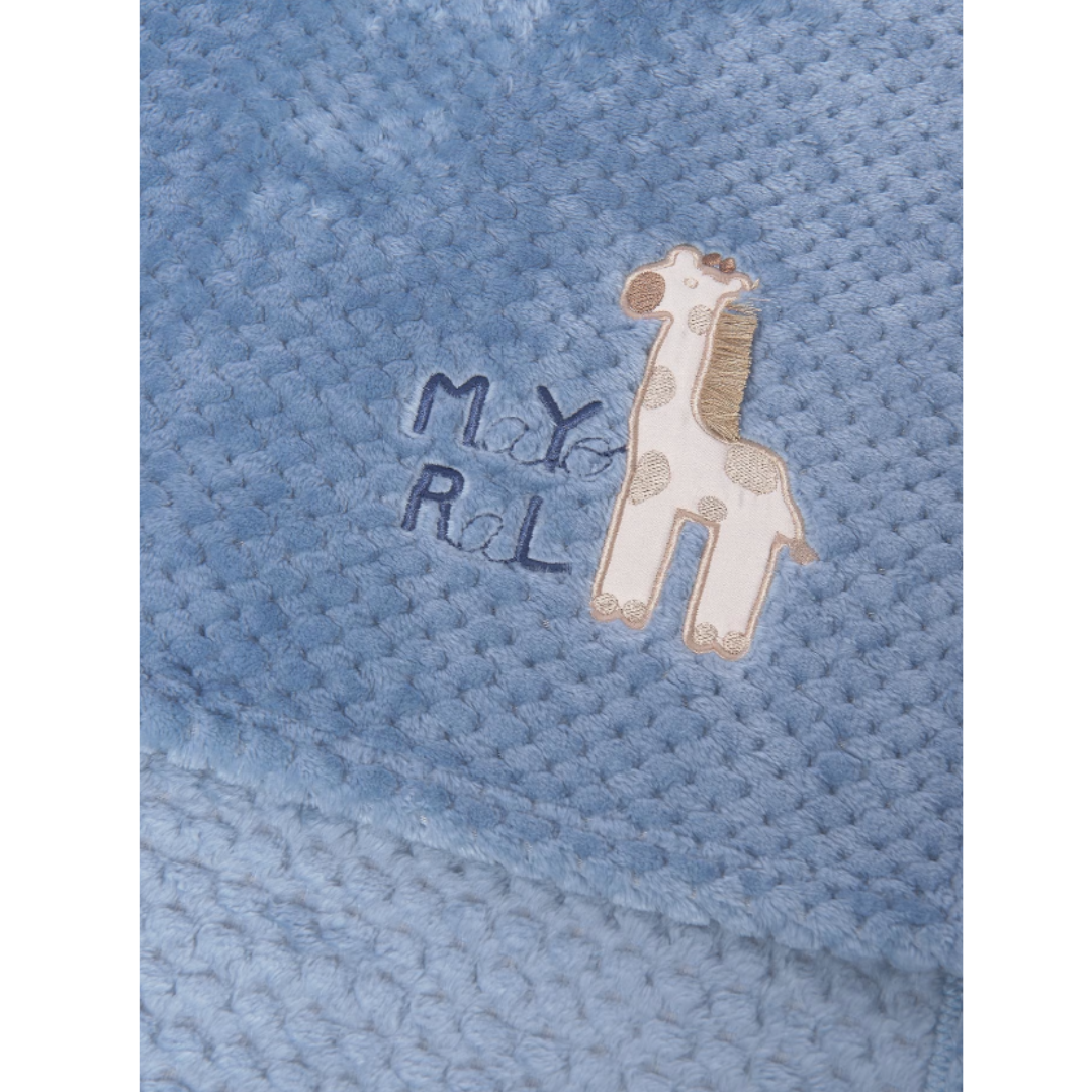 Mayoral - Baby Fur Blue Blanket