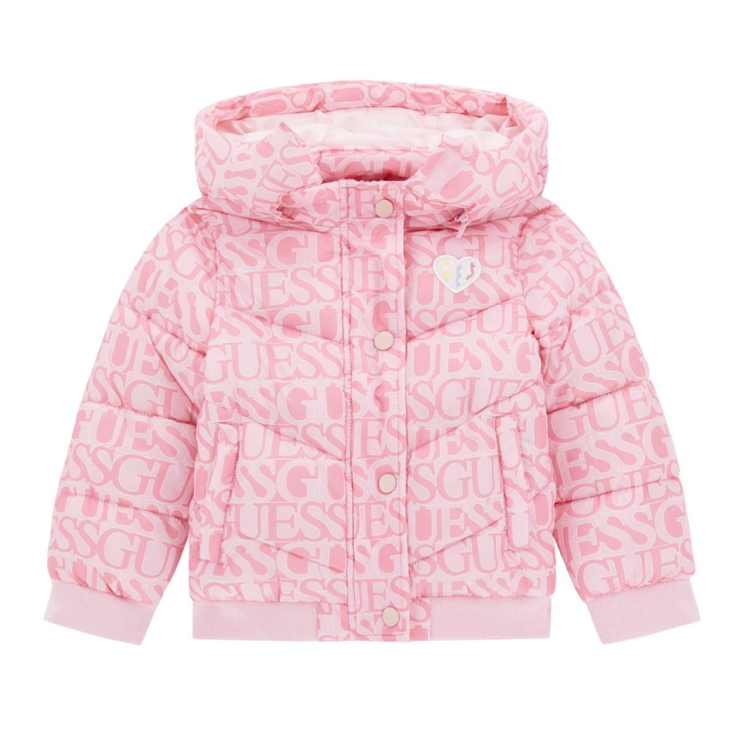 Guess - Pink Girls Bomber Coat