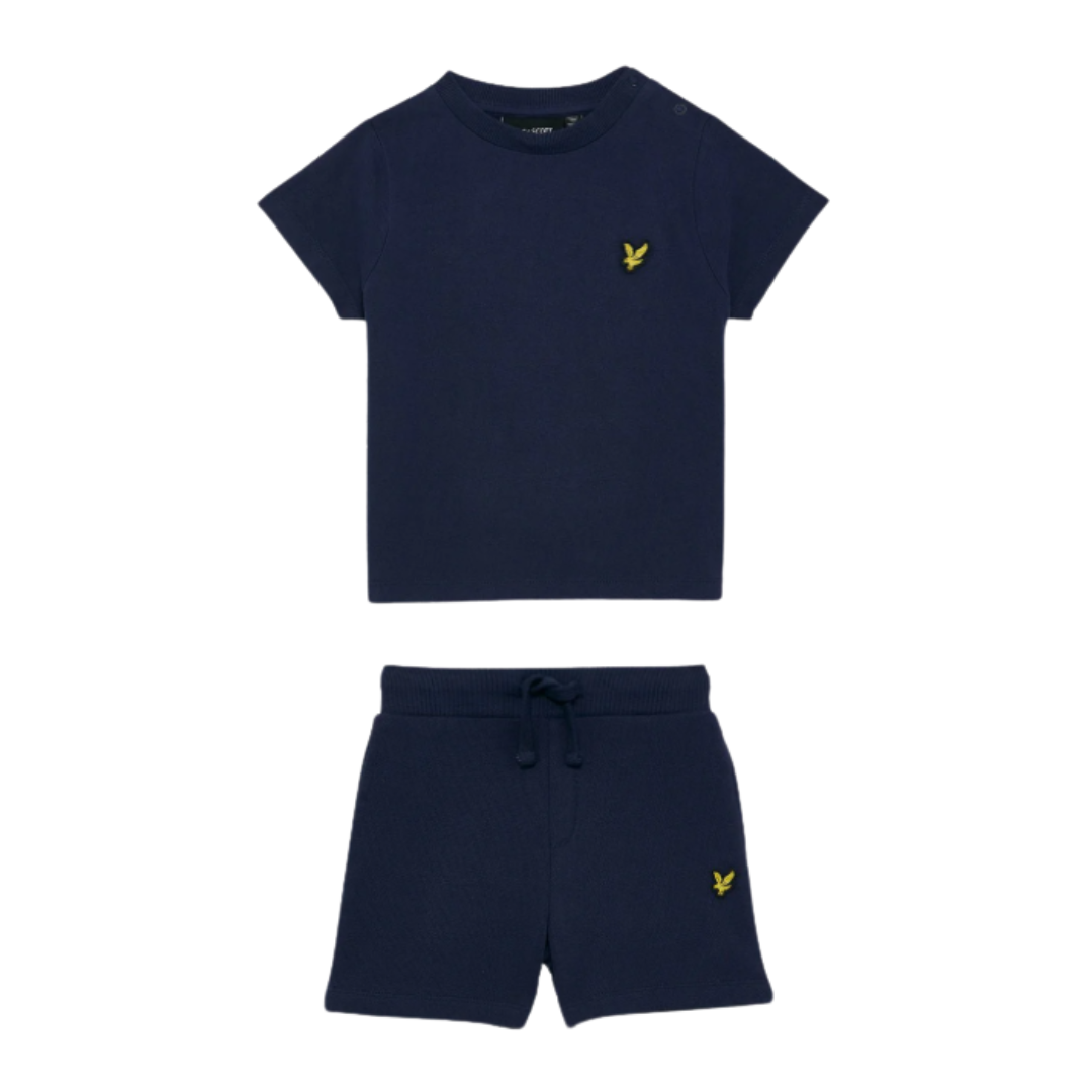 Lyle & Scott - 2 Pieces Boys Navy Blue Set