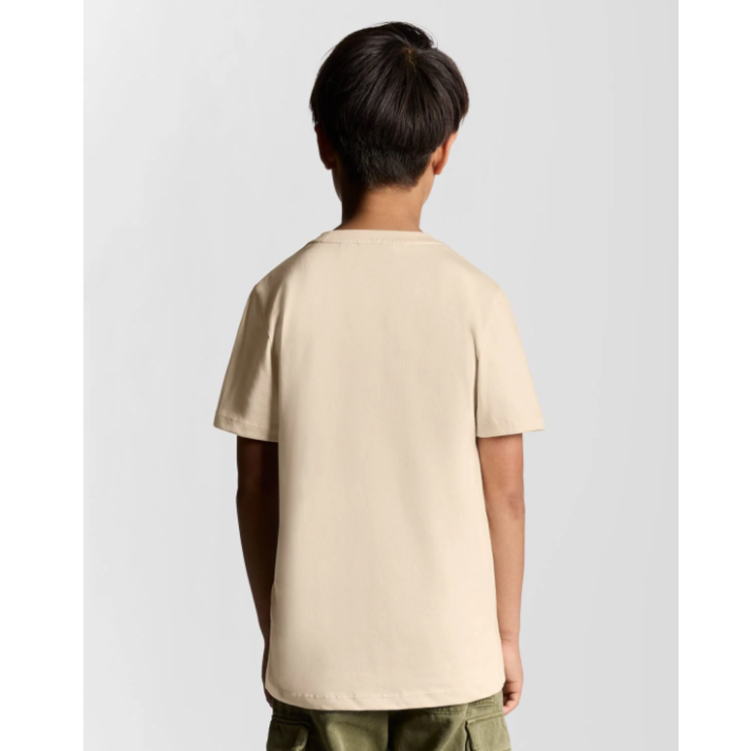 Lyle & Scott - Light Beige Logo Top