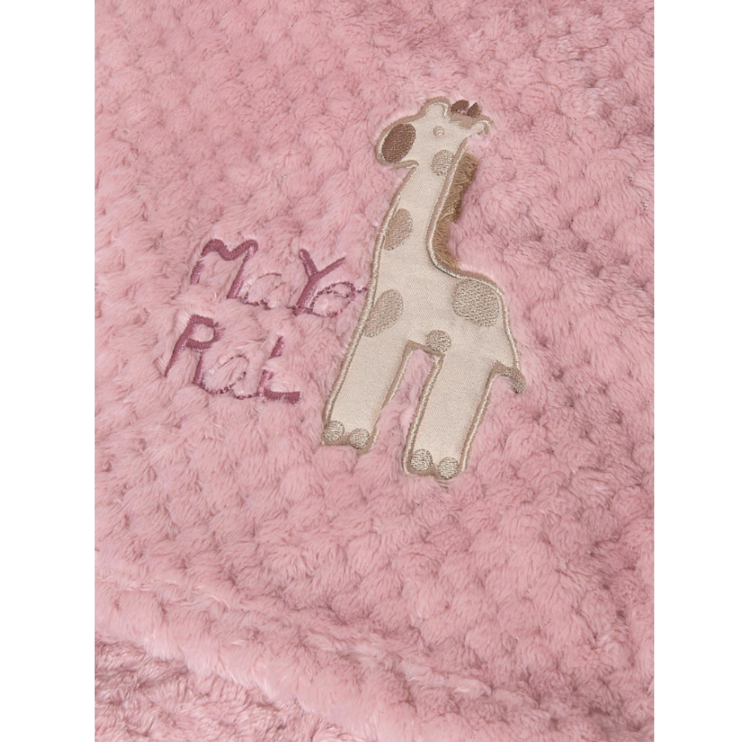 Mayoral - Baby Fur Pink Blanket
