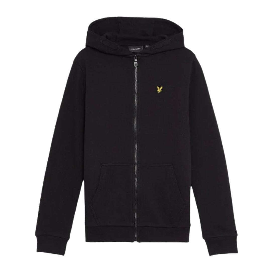 Lyle & Scott - Black Zip Cotton Jacket