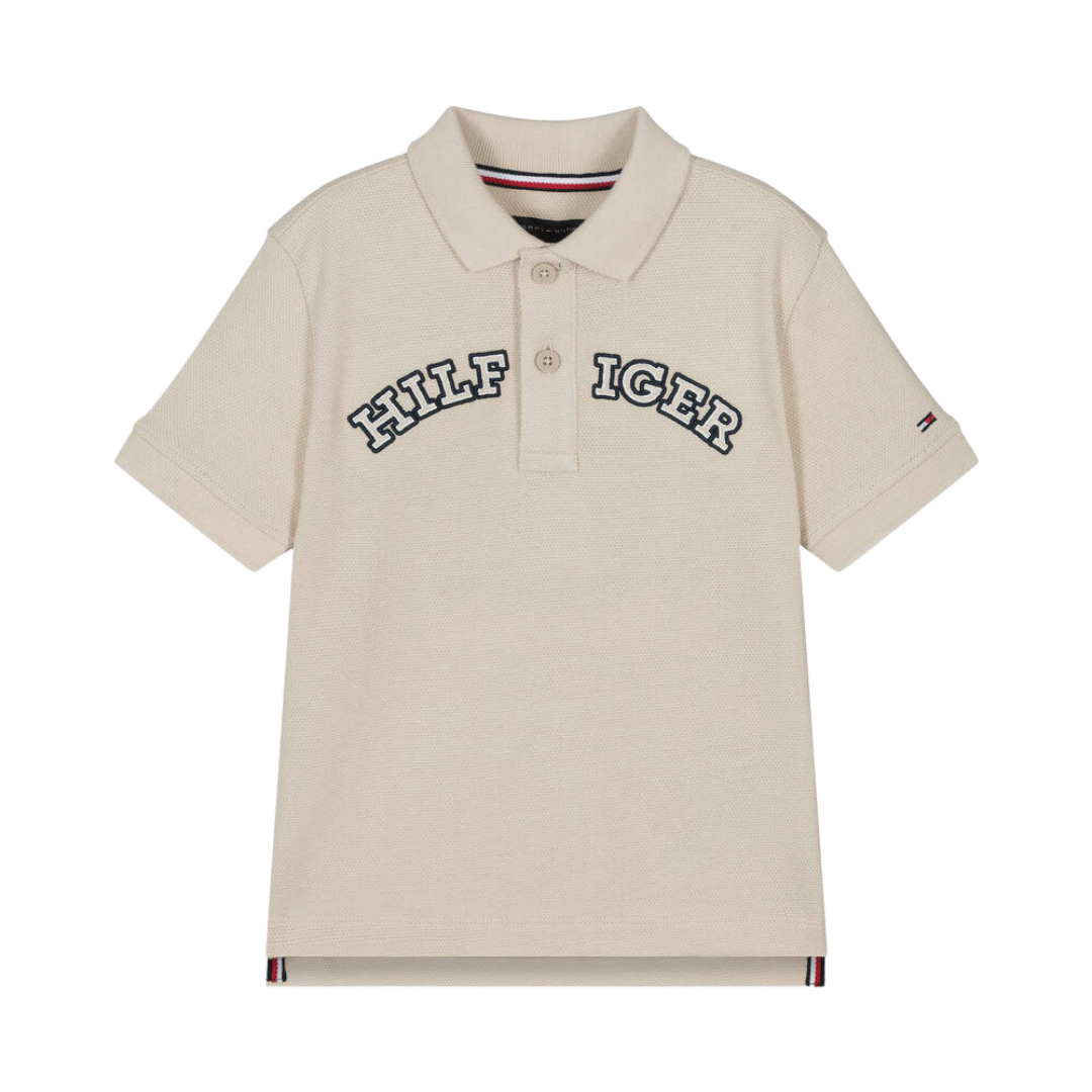 Tommy Hilfiger - Beige HILFIGER Polo Blouse