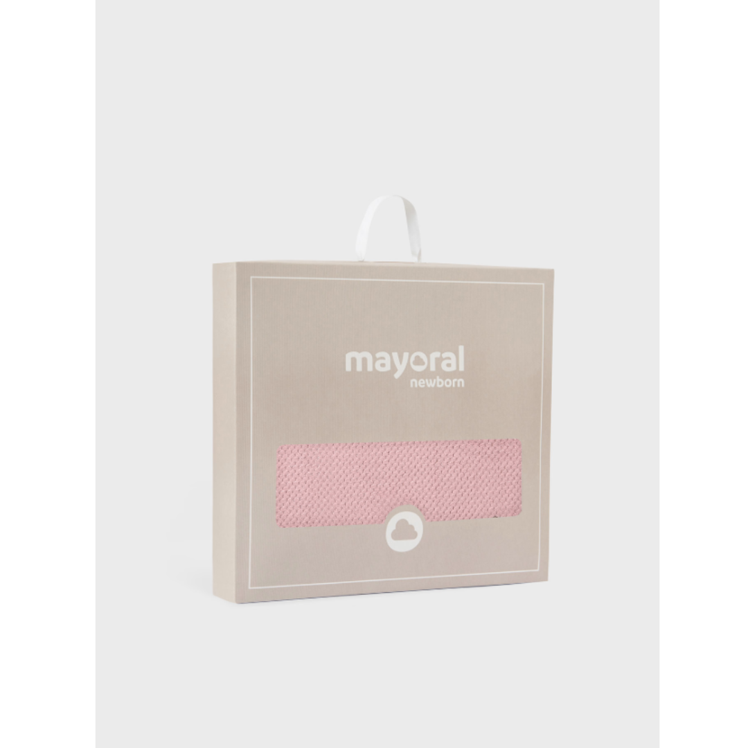 Mayoral - Baby Fur Pink Blanket