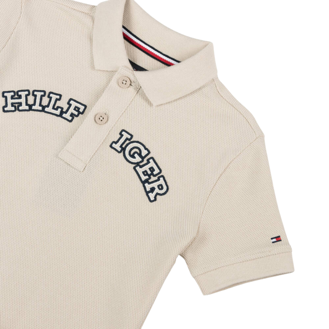 Tommy Hilfiger - Beige HILFIGER Polo Blouse