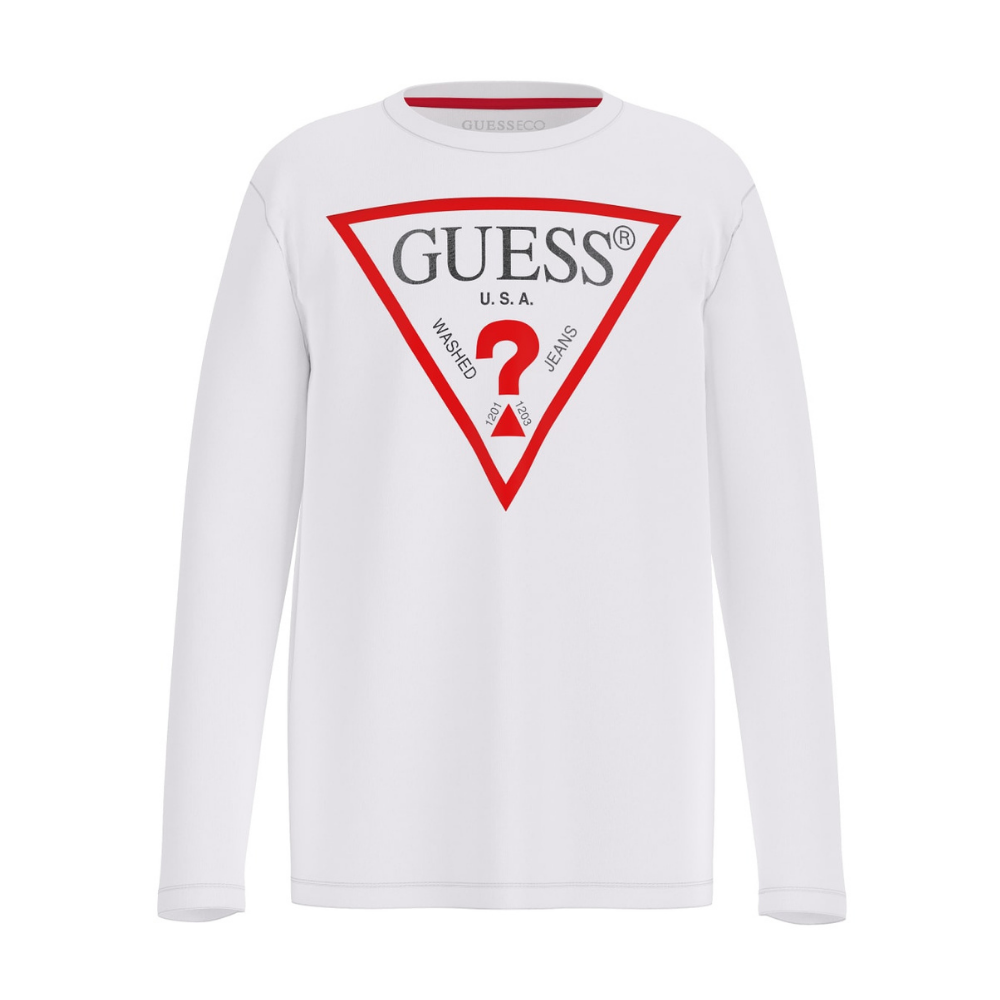 Guess - White Basic Logo Top