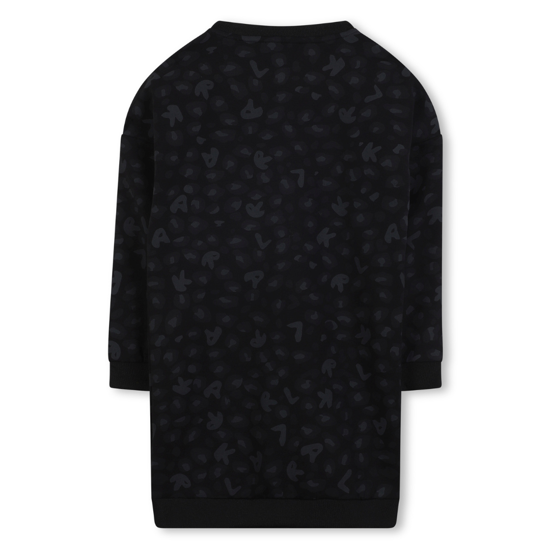 KARL LAGERFELD - Soft Animal Print Cotton Dress