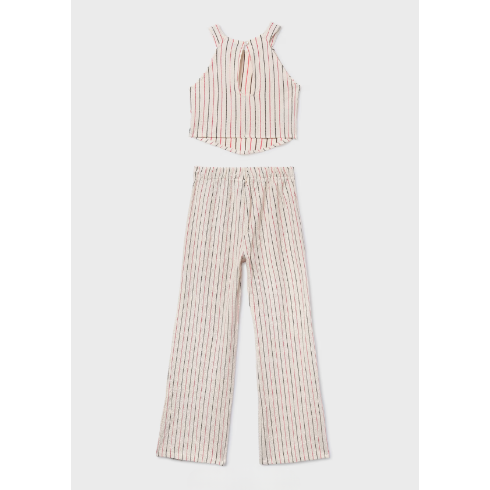 Mayoral - Hard Linen Set with Long Trouser