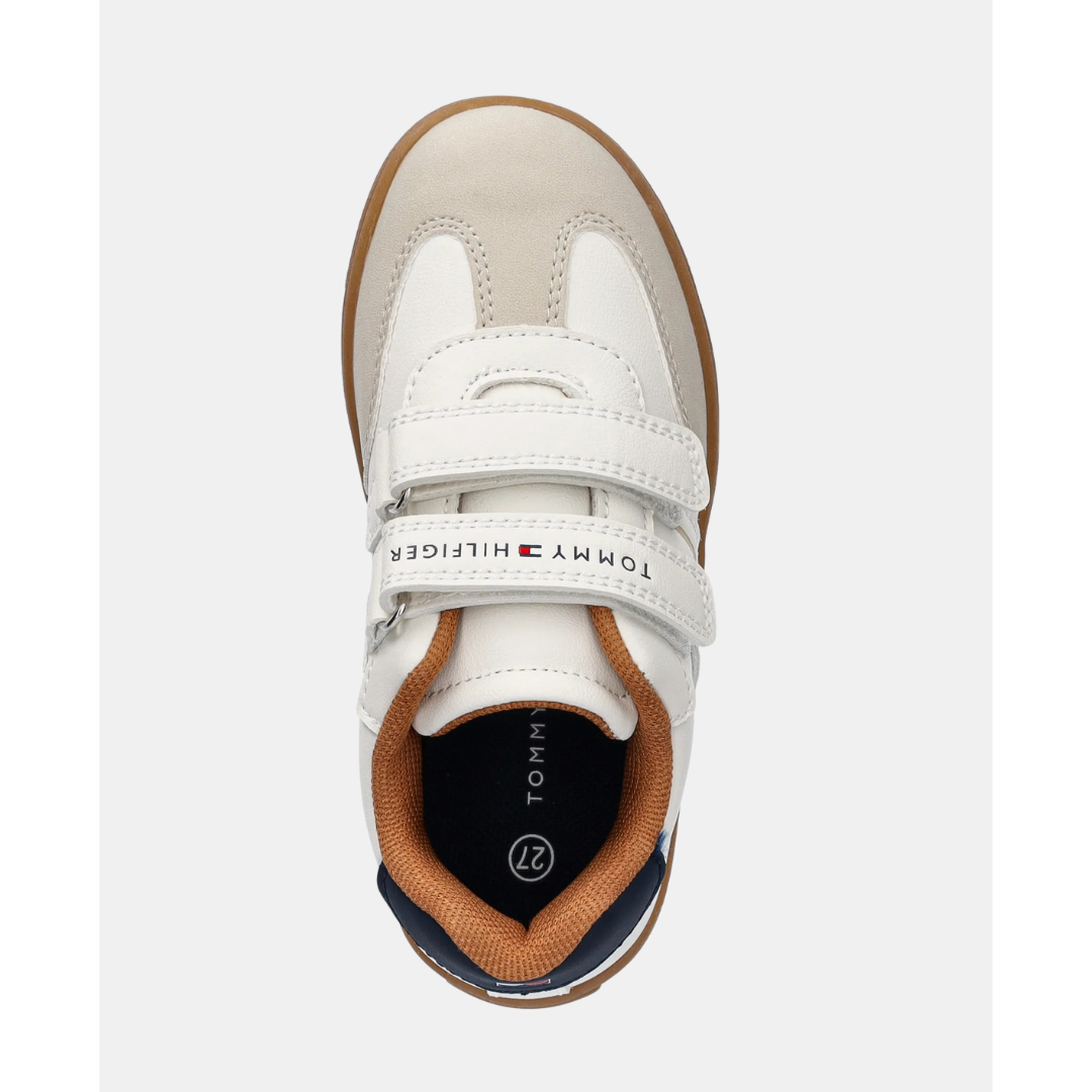 Tommy Hilfiger - White Low Cut Velcro Sneaker