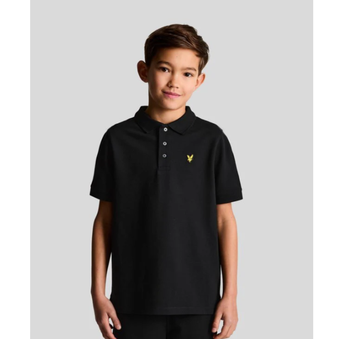 Lyle & Scott - Black Polo Top
