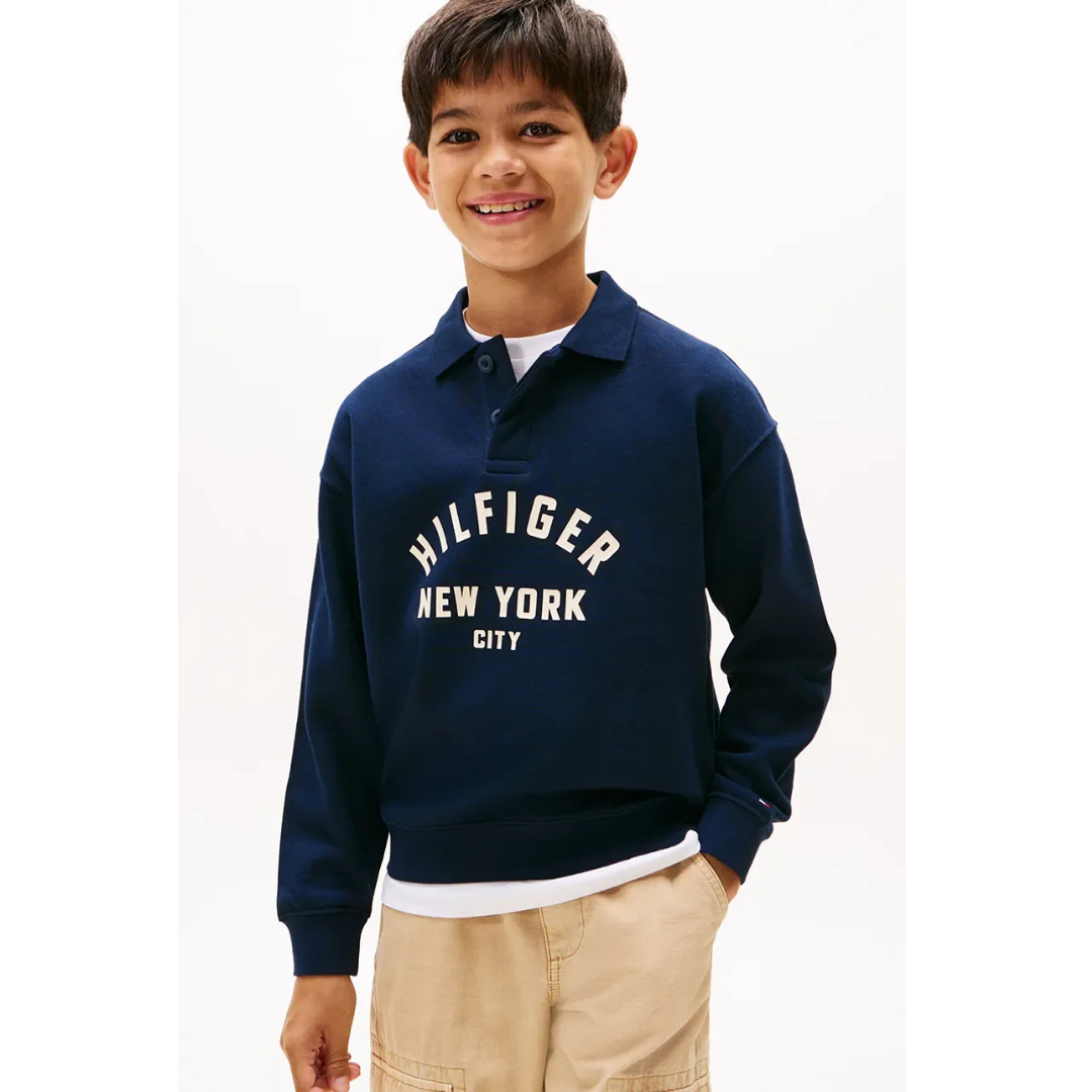 Tommy Hilfiger - Blue Polo Sweatshirt