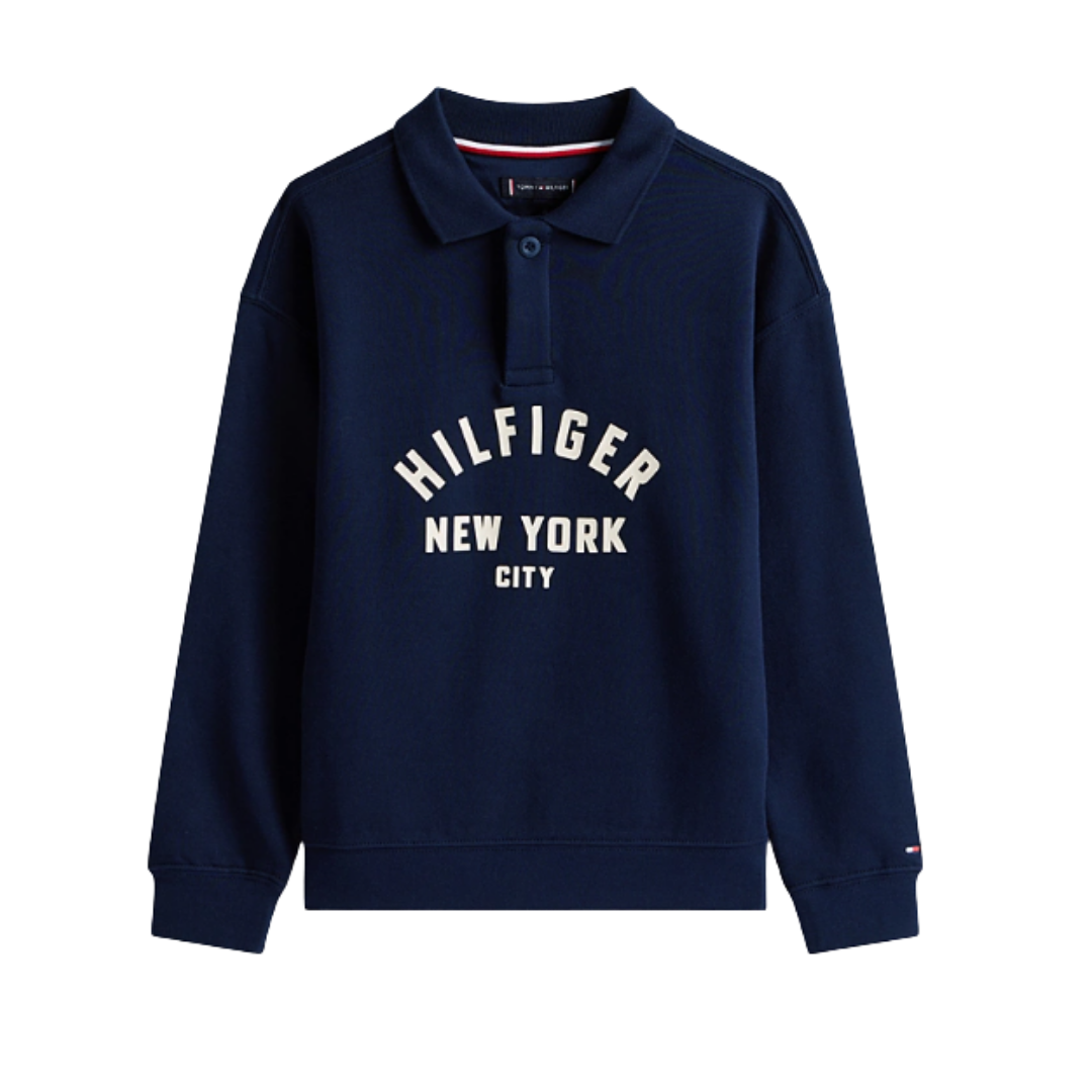 Tommy Hilfiger - Blue Polo Sweatshirt