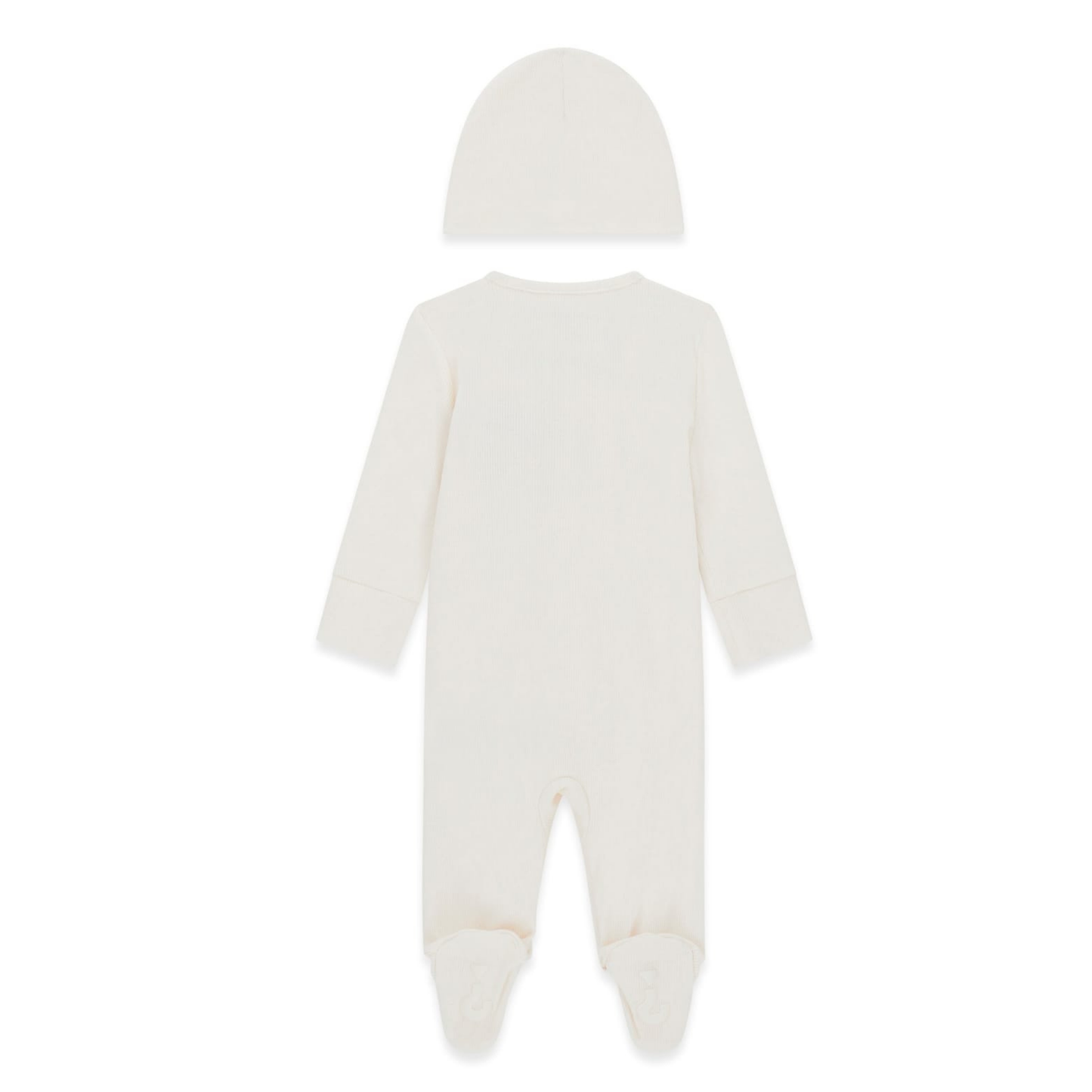 Guess - Ivory Bear Romper with Hat