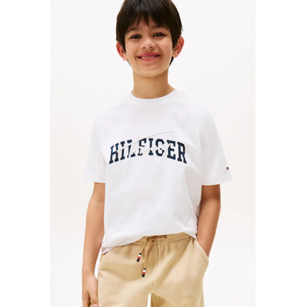 Tommy Hilfiger - White Overisized TH Top
