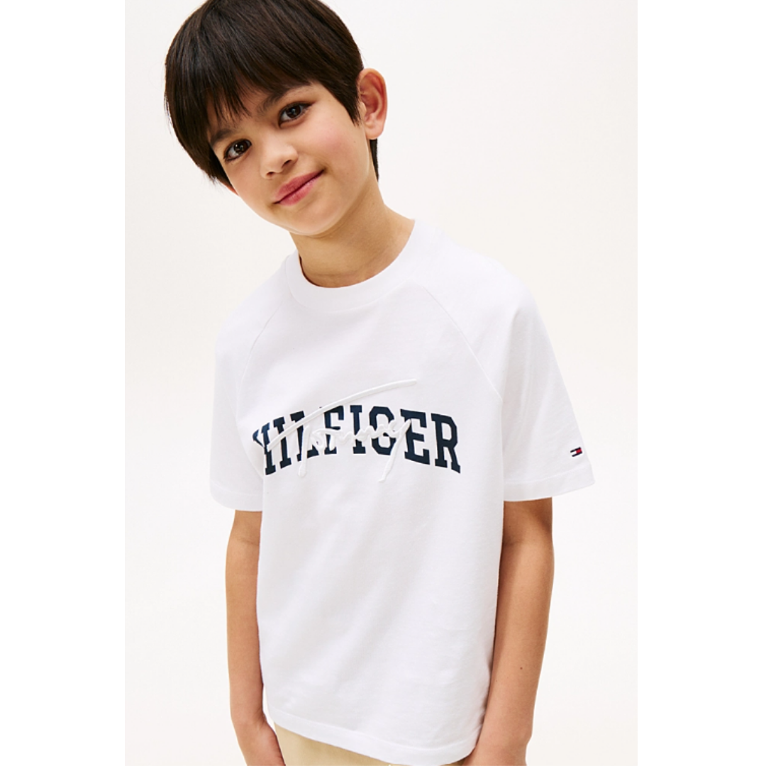 Tommy Hilfiger - White Overisized TH Top