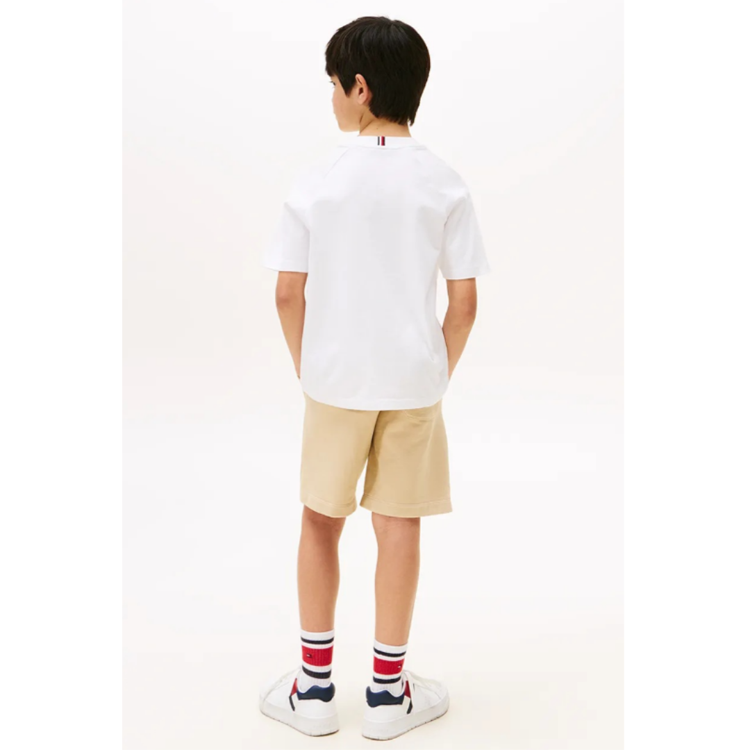 Tommy Hilfiger - White Overisized TH Top